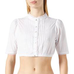 Stockerpoint Damen Bluse B-7086 Trachtenbluse, Weiß (Weiss Weiss), (Herstellergröße: 38) von Stockerpoint