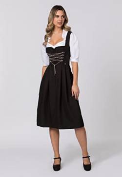 Stockerpoint Damen Dirndl Adele Kleid für besondere Anlässe, schwarz, 42 von Stockerpoint