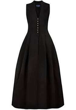 Stockerpoint Damen Dirndl Akina Kleid, Schwarz, 44 EU von Stockerpoint