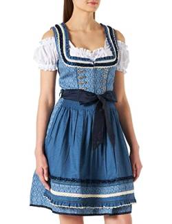 Stockerpoint Damen Dirndl Angelica Kleid für besondere Anlässe, blau, 36 von Stockerpoint