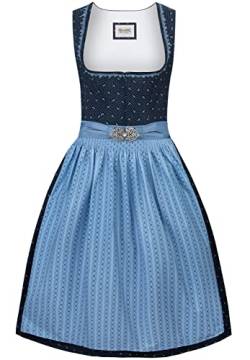 Stockerpoint Damen Dirndl Dunja Kleid für besondere Anlässe, dunkelblau, 48 von Stockerpoint