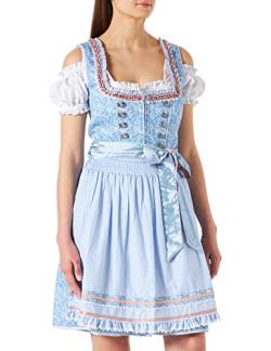 Stockerpoint Damen Dirndl ESMA Kleid für besondere Anlässe, hellblau, 32 von Stockerpoint