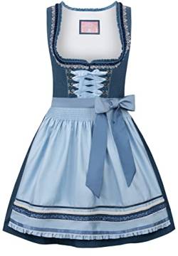 Stockerpoint Damen Dirndl Harper Kleid für besondere Anlässe, blau, 40 von Stockerpoint