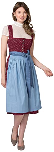 Stockerpoint Damen Dirndl Julina Kleid, Bordeaux, Standard von Stockerpoint