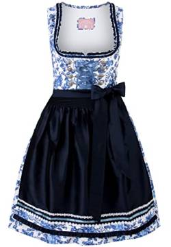 Stockerpoint Damen Dirndl Nikola Kleid für besondere Anlässe, blau, 32 von Stockerpoint