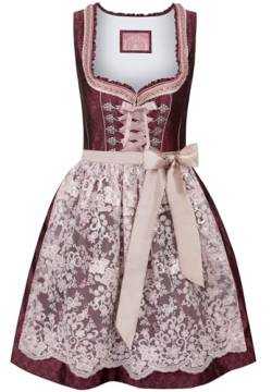 Stockerpoint Damen Dirndl Rosalinde Kleid für besondere Anlässe, Bordeaux, 40 von Stockerpoint