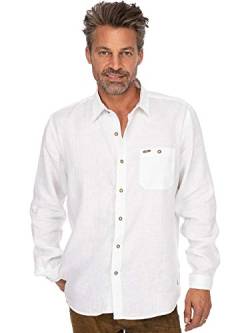 Stockerpoint Herren Hemd Vincent2 Trachtenhemd, Weiß (Weiss Weiss), Large (Herstellergröße: L) von Stockerpoint
