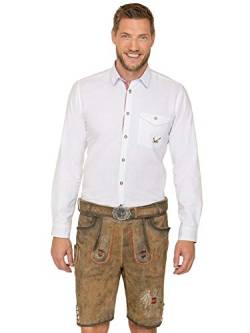 Stockerpoint Herren Hose Austria-Bua Lederhose, Braun (Hanf Gespeckt Hanf Gespeckt), (Herstellergröße: 52) von Stockerpoint