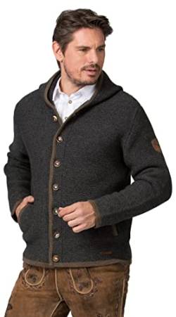 Stockerpoint Herren Jacke Alex Strickjacke, Anthrazit, 46 von Stockerpoint