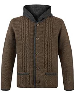 Stockerpoint Herren Jacke Milan Strickjacke, Tobacco, 46 von Stockerpoint