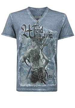 Stockerpoint Herren Rebel Soul T-Shirt, Rauchblau, L von Stockerpoint