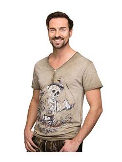 Stockerpoint Herren Shirt Oskar Trachtenhemd, Beige (Sand Sand), Medium (Herstellergröße: M) von Stockerpoint
