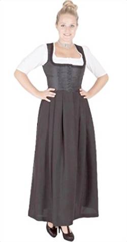 Stoiber 13134 Gastro Waschdirndl schwarz 95er länge Size 32 von Stoiber