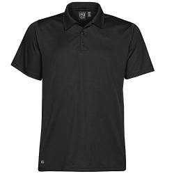 Stormtech Herren Eclipse H2X-Dry Pique Polo (2XL) (Schwarz) von Stormtech