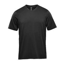 Stormtech - Tundra T-Shirt für Herren kurzärmlig (XXL) (Schwarz) von Stormtech