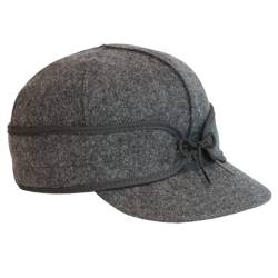 Stormy Kromer Mackinaw Cap - Wintermütze mit Ohrenklappen - Schwarz - 61 EU von Stormy Kromer