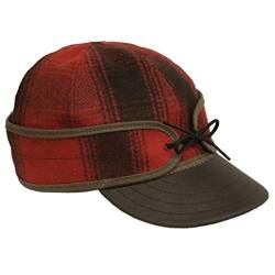 Stormy Kromer Original Kromer Mütze Wintermütze Wollmütze mit Leder - Rot - 7 1/8 von Stormy Kromer