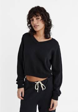 Stradivarius Basic-Strickpullover  Schwarz XS von Stradivarius