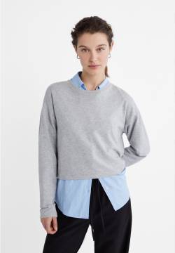 Stradivarius Cropped-Shirt  Grau Melange XL von Stradivarius