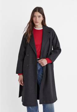 Stradivarius Weicher Trenchcoat  Graumeliert XS von Stradivarius