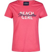 Strandwetter T-Shirt Damen maritim, Logo-Print von Strandwetter