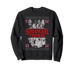 Netflix Stranger Things Weihnachten Ugly Sweater Style Sweatshirt von Stranger Things