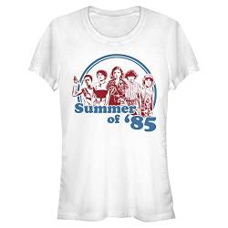 Netflix Summer of 85 T-Shirt für Damen, Weiß, Größe XL von Stranger Things