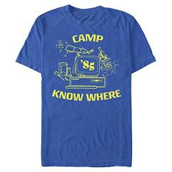 Stranger Things - Camp Know Where Unisex Crew neck Royal blue L von Stranger Things