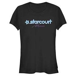 Stranger Things Damen Starcourt Logo Short Sleeve T-shirt, Schwarz, L von Stranger Things