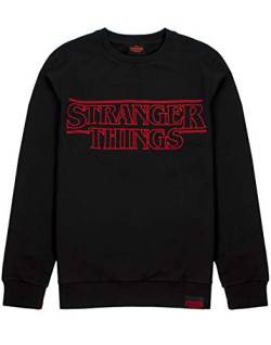 Stranger Things Fremder Sachen Jumper Frauen Damen Logo Hoodie Pullover Merchandise XL von Stranger Things