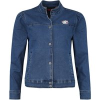 Stranger Things Jeansjacke - Nancy Wheeler - S bis XXL - für Damen - Größe L - denim/blau  - EMP exklusives Merchandise! von Stranger Things