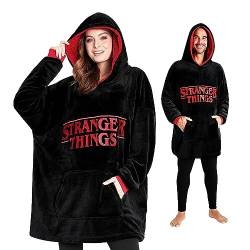 Stranger Things Übergroße Hoodie Decke Herren Damen und Teenager Jungen von Stranger Things