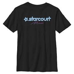 Stranger Things Unisex Kinder Starcourt Logo Short Sleeve T-shirt, Schwarz, Einheitsgröße von Stranger Things