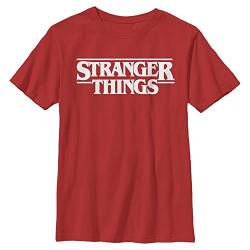 Stranger Things Unisex Kinder Stranger Things Short Sleeve T-shirt, Rot, Einheitsgröße von Stranger Things