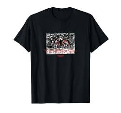 Stranger Things Will Byers Mind Flayer Red Kanji Sketch Logo T-Shirt von Stranger Things