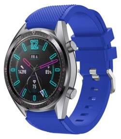 Strap-It Silikonarmband - kompatibel mit - Huawei Watch GT 2 42mm - Armband - Blau - fur Huawei Watch GT 3 42mm - Huawei Watch GT 3 Pro 43mm von Strap-it