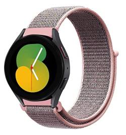 Strap-it Samsung Galaxy Watch 5-40mm Nylonarmband (Rosa Sand) von Strap-it