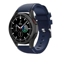 Strap-it Silikonarmband Blau - Passend für Samsung Galaxy Watch 4 classic - 46mm - Armband für Smartwatch - Ersatzarmband von Strap-it