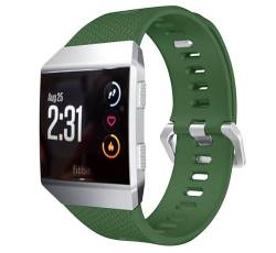 Strap-it Silikonarmband Grün - Passend für Fitbit Ionic - Armband für Smartwatch - Ersatzarmband von Strap-it
