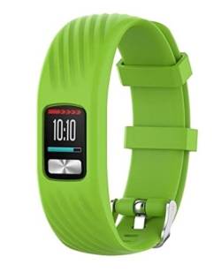 Strap-it Silikonarmband Grün - Passend für Garmin Vivofit 4 - Armband für Smartwatch - Ersatzarmband von Strap-it