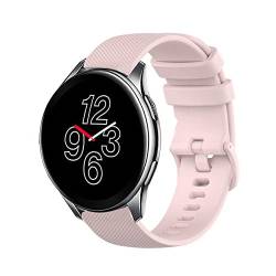 Strap-it Silikonarmband Rosa - Passend für OnePlus Watch - Armband für Smartwatch - Ersatzarmband von Strap-it