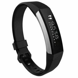 Strap-it Silikonarmband Schwarz - Passend für Fitbit Alta - Armband für Smartwatch - Ersatzarmband von Strap-it