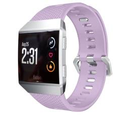 Strap-it Silikonarmband Violett - Passend für Fitbit Ionic - Armband für Smartwatch - Ersatzarmband von Strap-it