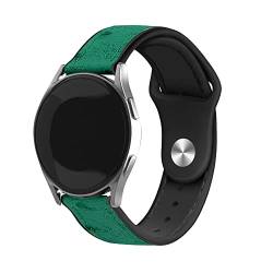 Strap-it leder-hybrid Grün - Passend für OnePlus Watch - Armband für Smartwatch - Ersatzarmband von Strap-it