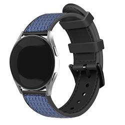 Strap-it nylon Blau - Passend für Honor Magic Watch 2-46mm - Armband für Smartwatch - Ersatzarmband von Strap-it