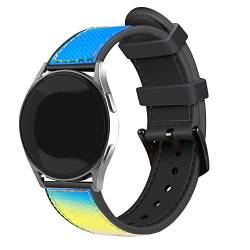 Strap-it nylon Bunt - Passend für Honor Magic Watch 2-42mm - Armband für Smartwatch - Ersatzarmband von Strap-it