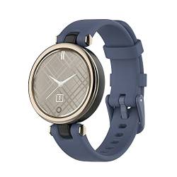 Strap-it silikon Blau - Passend für Garmin Lily - Armband für Smartwatch - Ersatzarmband von Strap-it