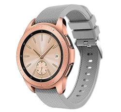 Strap-it silikon Grau - Passend für Samsung Galaxy Watch 42mm - Armband für Smartwatch - Ersatzarmband von Strap-it