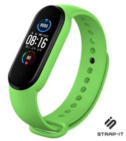 Strap-it silikon Grün - Passend für Xiaomi Mi Band 6 - Armband für Smartwatch - Ersatzarmband von Strap-it
