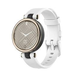 Strap-it silikon Weiß - Passend für Garmin Lily - Armband für Smartwatch - Ersatzarmband von Strap-it